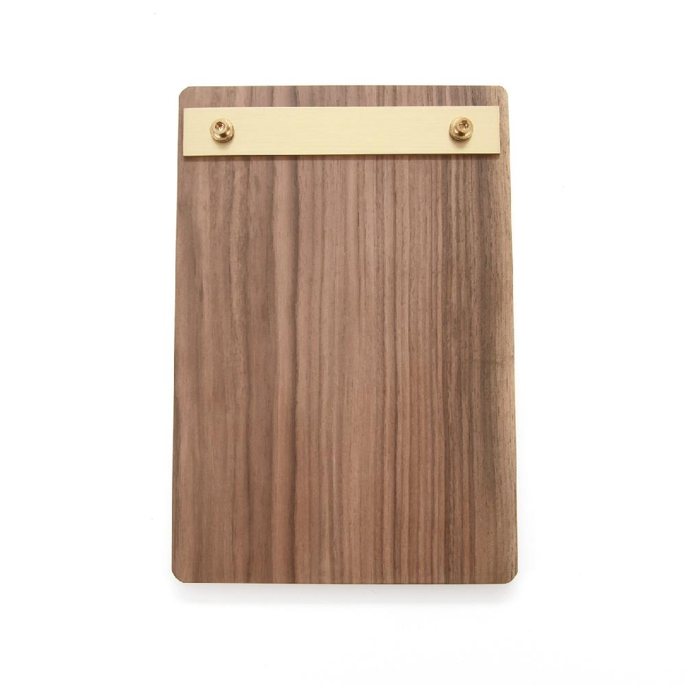 Maxery High-quality Customized LOGO Restaurant Menus Wooden Menu Holder Menus Catering Equipment for Cafe Bar & Restaurant