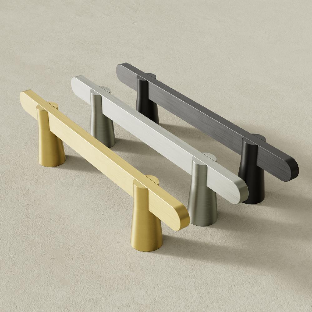 Maxery brass kitchen cabinet handles , door cabinet modern brass door handle and copper handles knobs pull