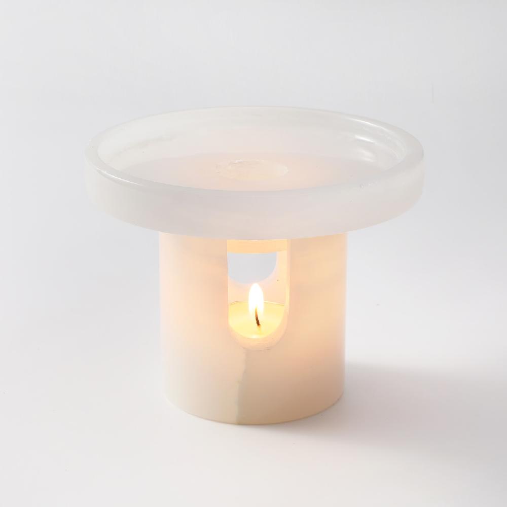 Classic Simple Marble Essential Oil Candle Holder