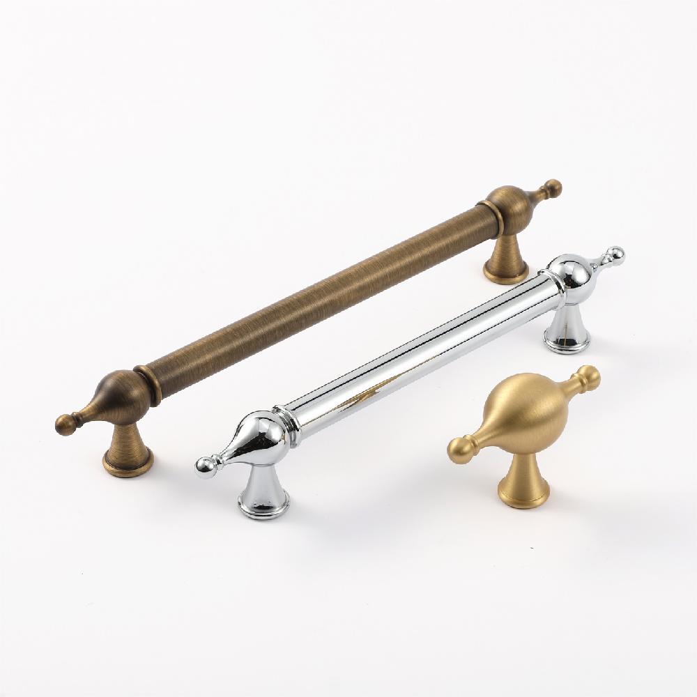 Multi-specification brass cabinet handle pulls