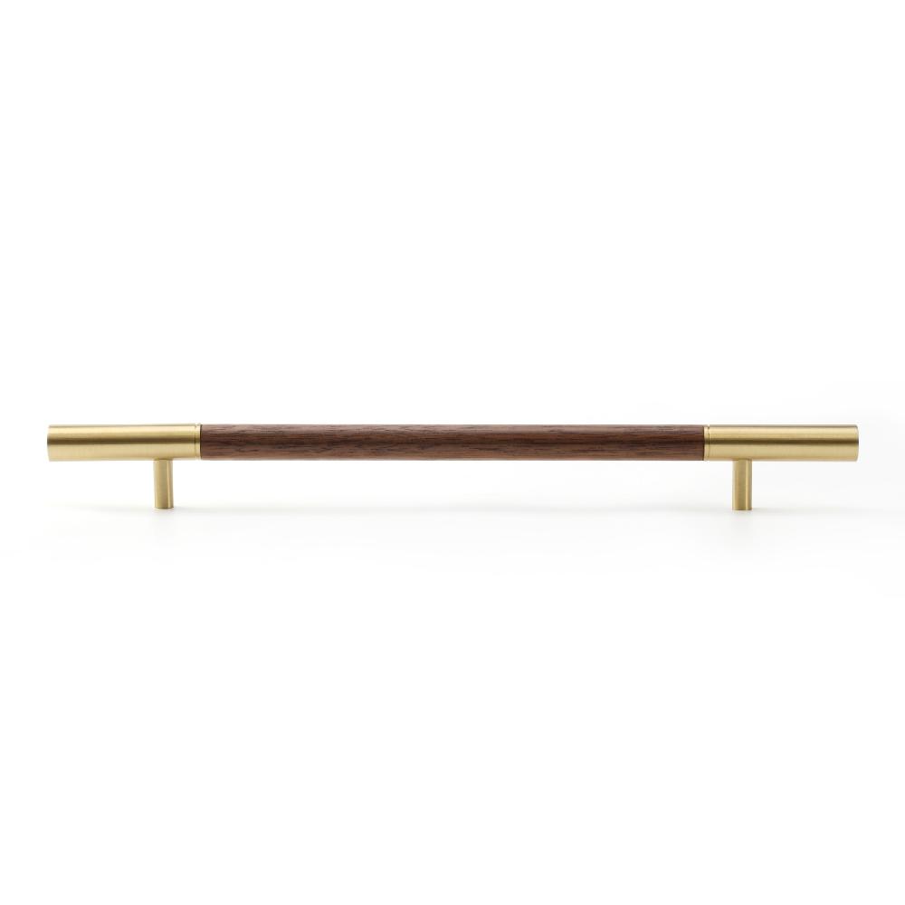 Maxery high quality new design popular solid brass  wood combination cabinet handle